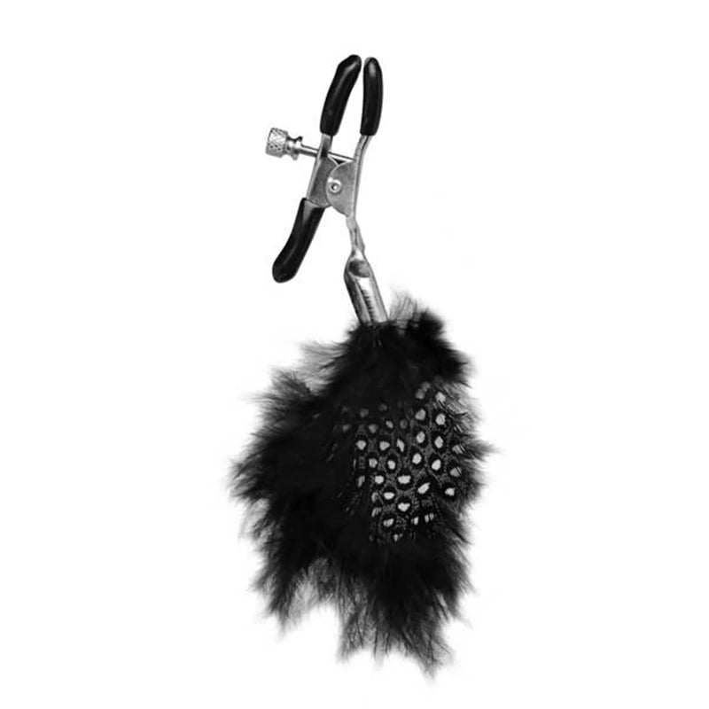 Fetish Feather Nipple Clamps