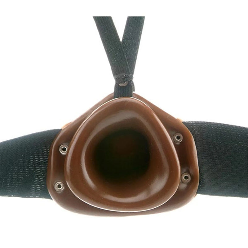 Fetish Fantasy Chocolate Dream Vibrating Strap-On