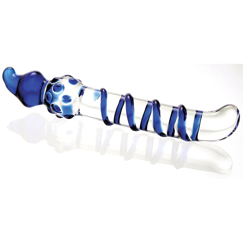 Blue Swirl Glass 4-Way 'G'