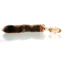 Foxxxy Fox Tail Glass Anal Plug