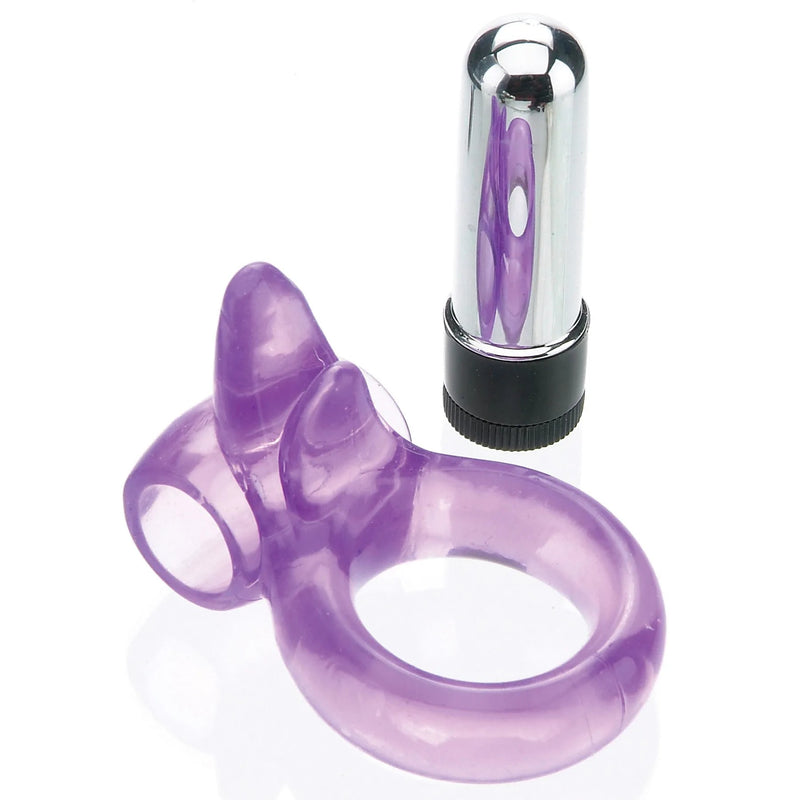 Clitoral Tongue Vibrating Penis Ring