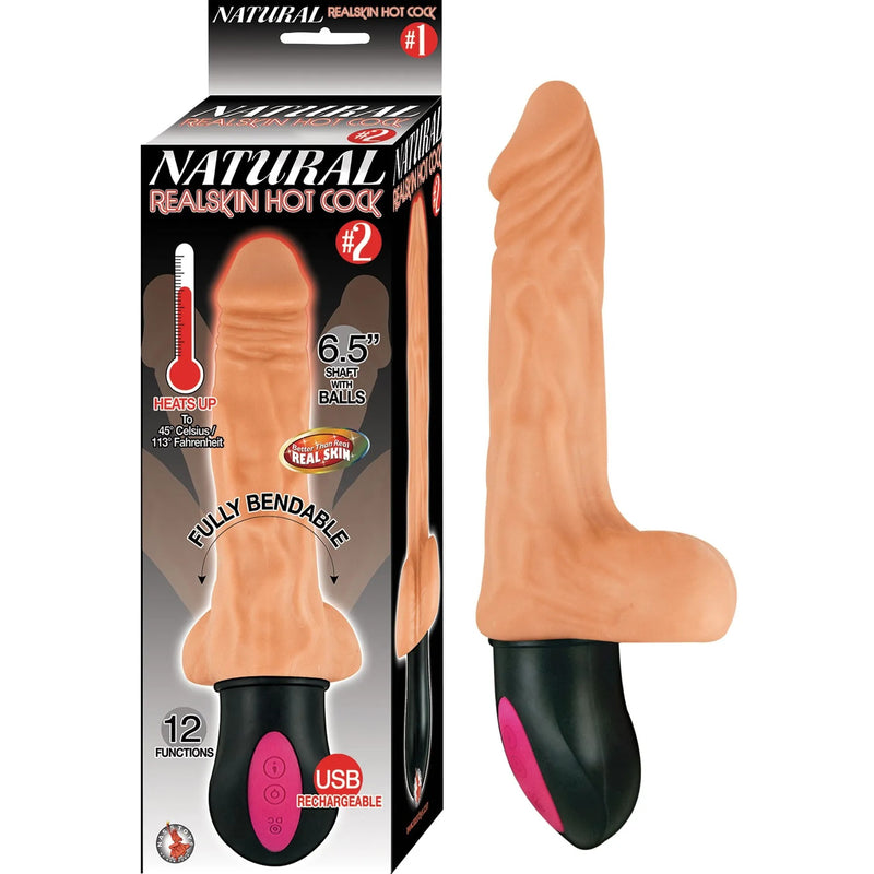 Realskin Warming Penis Vibrator