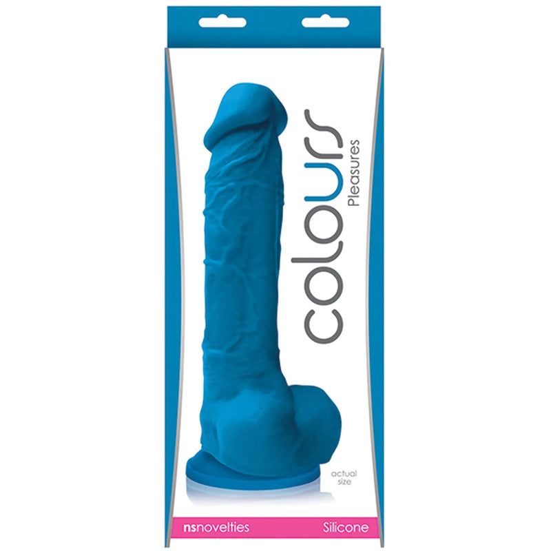 The Big Blue 8 Inch Dildo