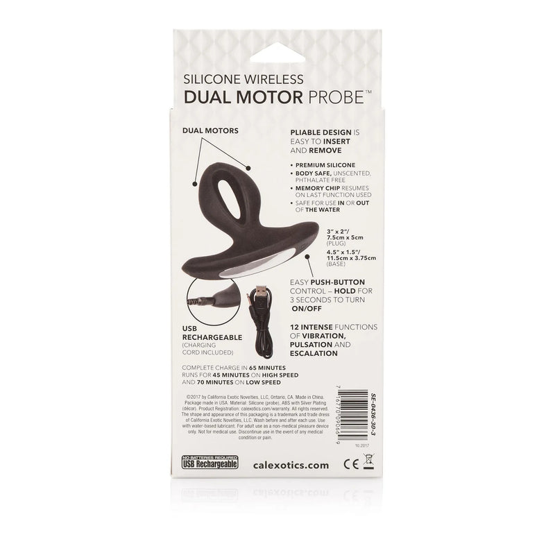 Silicone Wireless Dual Motor Probe