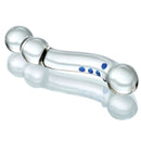 Glas 6 Inch Curved G-Spot Glass Dildo