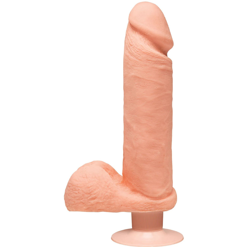 The D-Perfect D Ultraskyn Vibrating 8 Inch Dildo w/ Balls