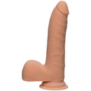 The D-Realistic D Ultraskyn Slim 7 Inch Dildo w/ Balls