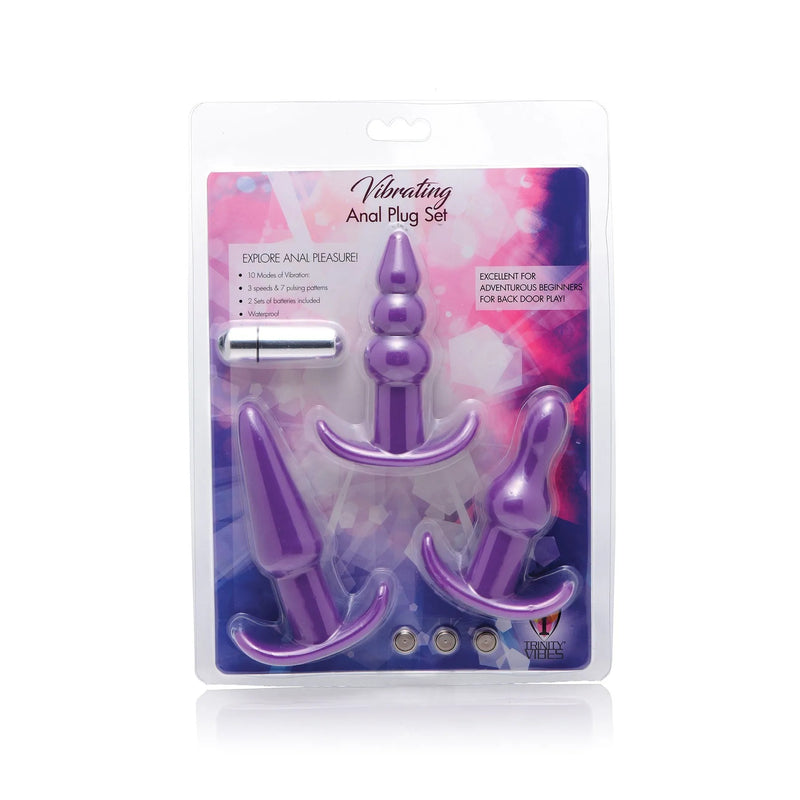 Vibrating Anal Plug Set