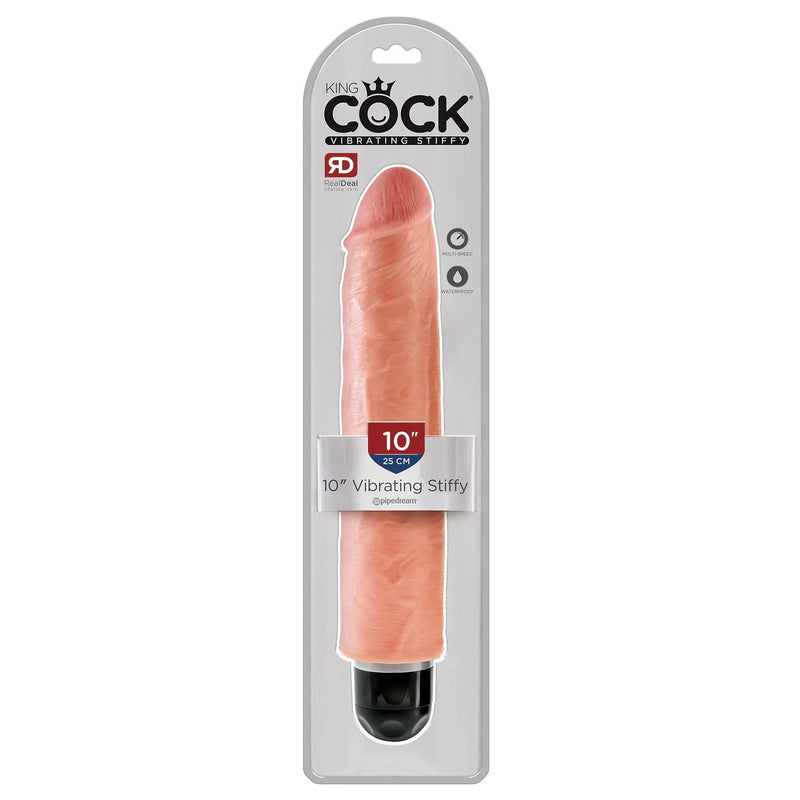 Kingcock 10-Inch Vibrating Stiffy Dildo