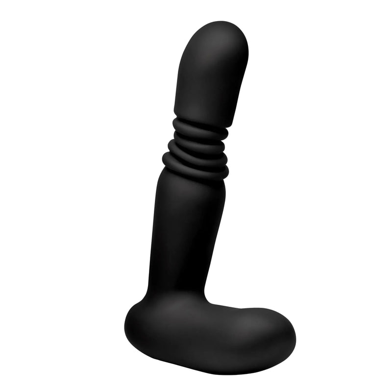 Silicone Thrusting Anal Plug With Remote Control