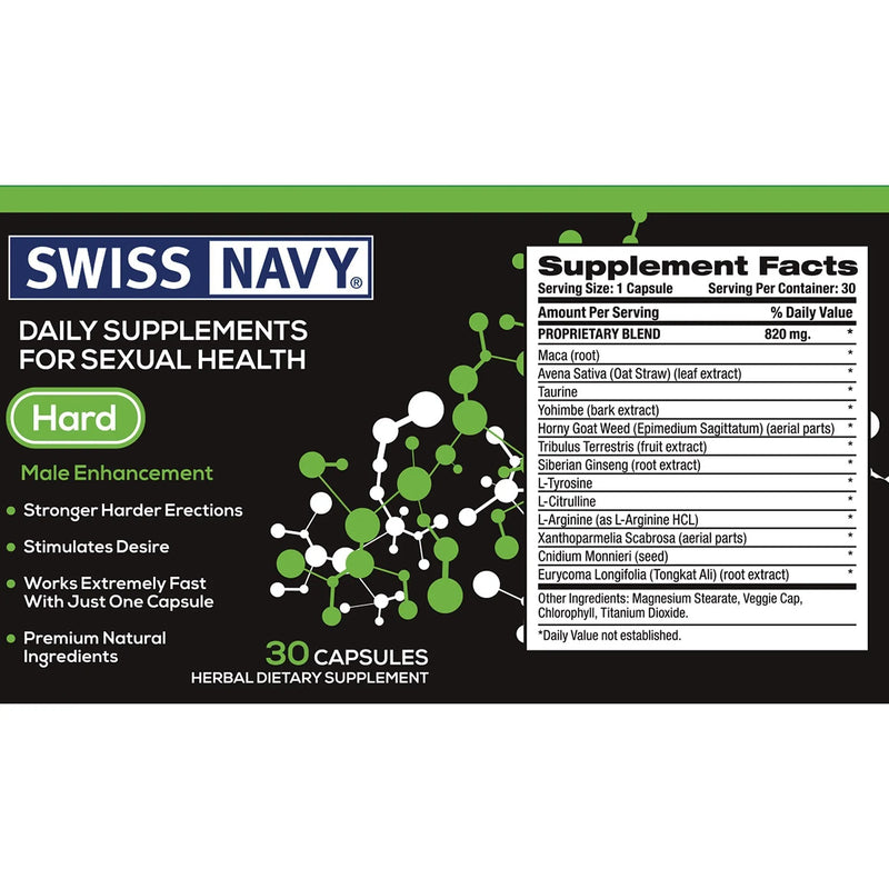 Swiss Navy Hard - 30 Count