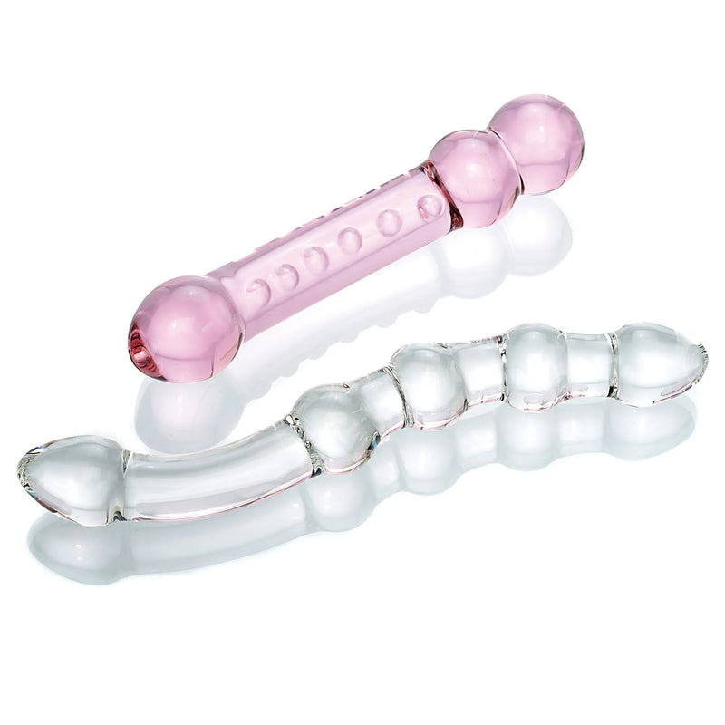 Glas 2 Piece Glass Dildo Pleasure Set