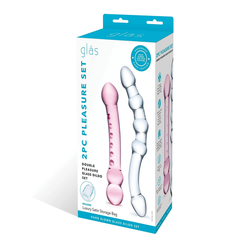 Glas 2 Piece Glass Dildo Pleasure Set