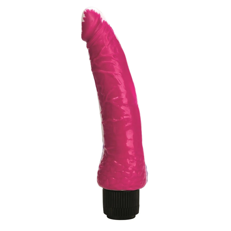 Funky Jelly Curved Vibrating Dildo