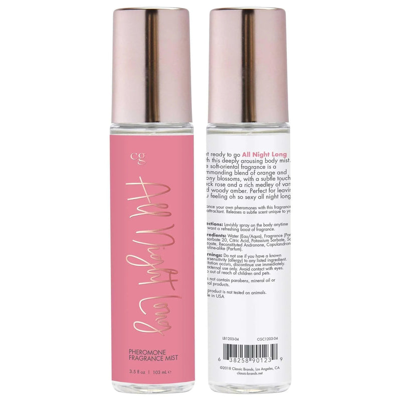 All Night Long Body Mist With Pheromones